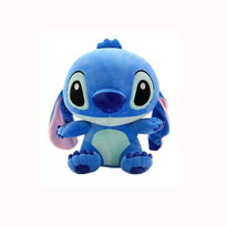 Śpiący Stitch Duża Maskotka Zabawka Lilo I Stich Pluszak Przytulanka Niebieska 27Cm