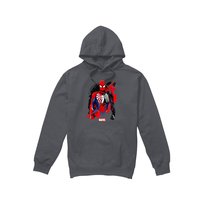 Spider-Man Bluza Z Kapturem Męska Symbiote (M / Grafitowy) Spider-Man