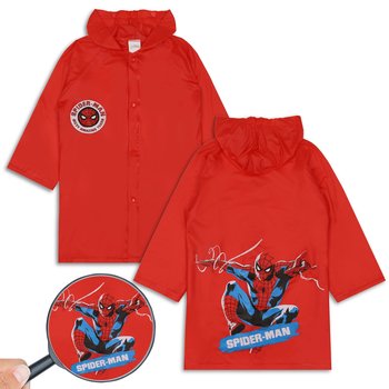 Spider Man Czerwony płaszcz przeciwdeszczowy z kapturem, chłopięcy 4-5 lat 104-110 cm - Marvel