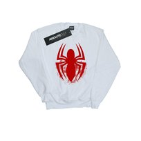 Spider-Man Męska Bluza Z Logo Emblematu (XXL (193cm) / Ciepły Biały)