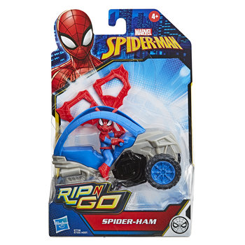 Spider-man, pojazd z figurką Rip N Go Spiderham - Hasbro