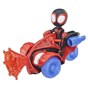 Spider-Man, Spidey i Super-Kumple Pojazd Podstawowy - Miles i Techno Racer, F74555 - Spider-Man