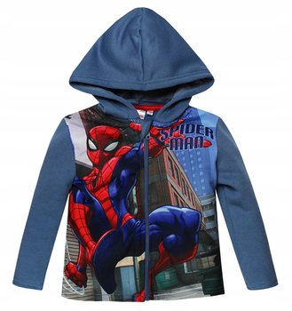 Spiderman Bluza Dla Chłopca Ciepła Z Kapturem 128 - Sun City