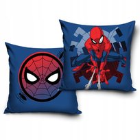 SPIDERMAN DWUSTRONNA POSZEWKA NA PODUSZKĘ WELUR DO PRZEDSZKOLA 40X40
