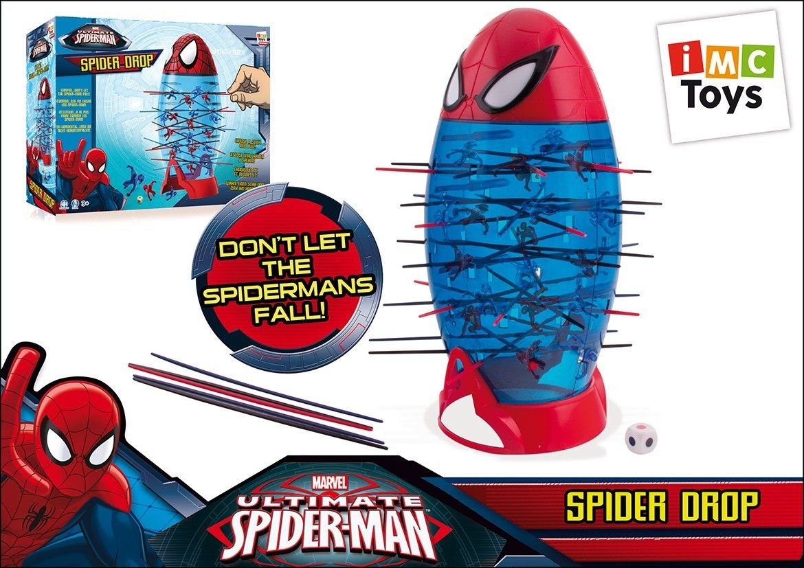 Spiderman Spider Drop, gra zręcznościowa, IMC Toys