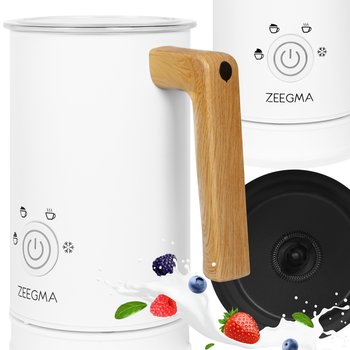 SPIENIACZ do mleka Elektryczny KAWY PIANY LATTE BIAŁY Podgrzewacz 240ml - Zeegma