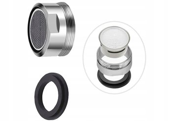 SPIENIACZ WODY AREATOR KRANU M24, ZESTAW OSZCZĘDZAJĄCY WODE DO DOMU - Inny producent