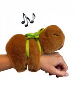 ŚPIEWAJĄCA KAPIBARA NA RĘKĘ Maskotka Pluszak BRANSOLETKA