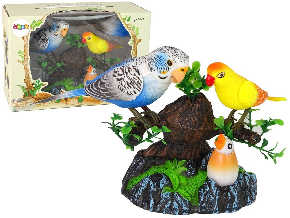 Zdjęcia - Figurka / zabawka transformująca Śpiewające Ruchome Papużki Drzewko Kolorowe