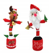 ŚPIEWAJĄCY KAKTUS RENIFER MIKOŁAJ DEKORACYJNY IDEALNY NA PREZENT