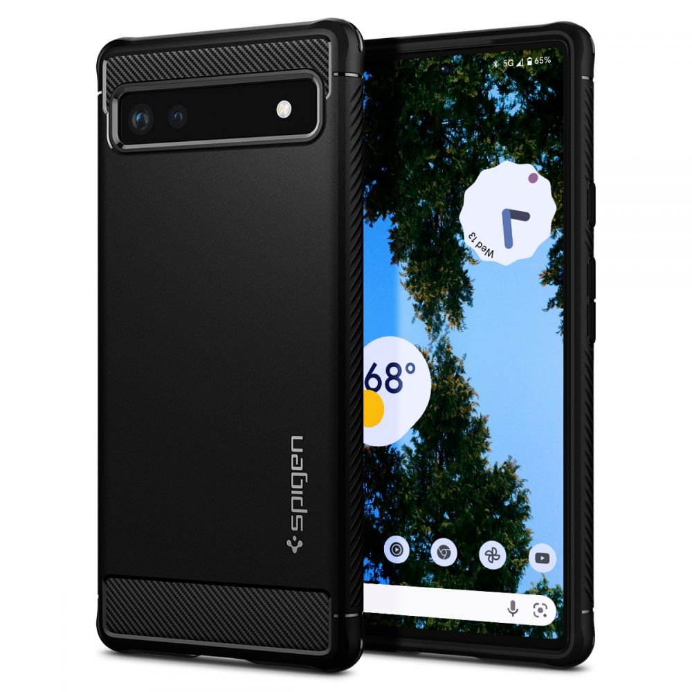 Spigen Rugged Armor Google Pixel 6A Matte Black Spigen Sklep