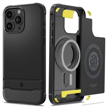 Spigen Rugged Armor Mag Magsafe Iphone 15 Pro Max Matte Black - Spigen
