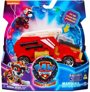Spin Master, Pojazd z figurką Psi patrol Film 2 Marshall - Psi Patrol