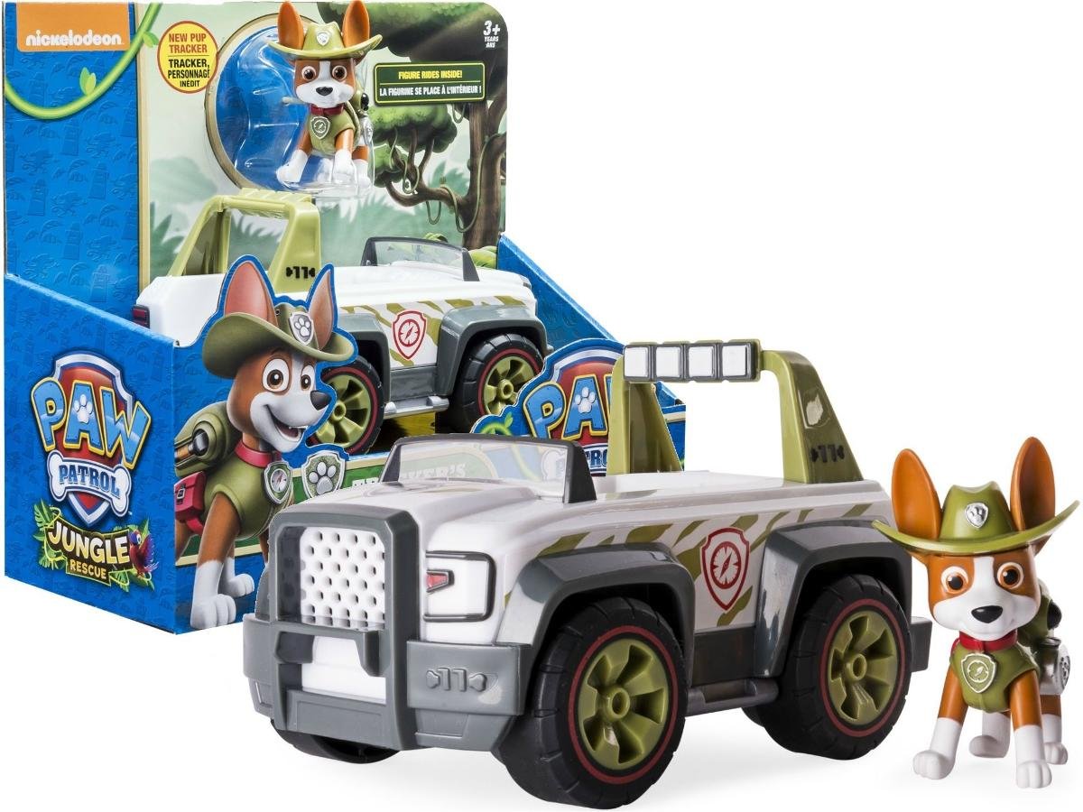 PSI PATROL FIGURKA TRACKER +AUTO JUNGLE RESCUE, WERSJA PREMIUM, CZYTAJ OPIS