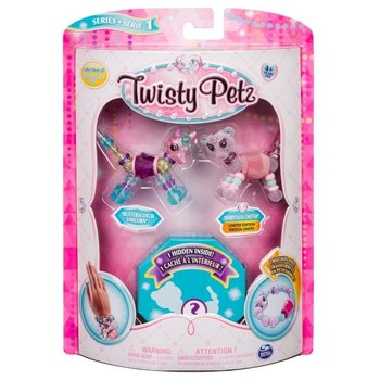 Spin Master, zestaw kreatywny Bransoletki Twisty Petz: jednorożec, gepard, żółw - Spin Master