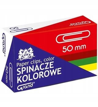 Spinacze Kolor 50Mm 50Szt Grand, Grand - Grand