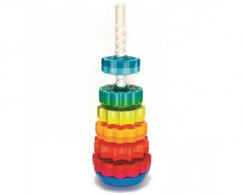 SpinAgain, zabawka edukacyjna Zakręcona wieża - Fat Brain Toys