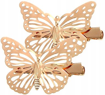 Spinka do włosów Motyl metalowa Złota Motylek gold - edibazzar
