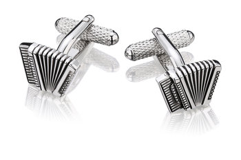 Spinki do mankietów Akordeon KC-589 Onyx-Art London - Inna marka