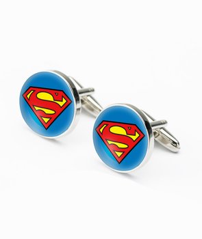 Spinki do mankietów Superman 002 DC Niebieski - SUPERMAN