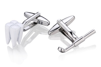 Spinki do mankietów X2 Prezent dla Dentysty - Inna marka