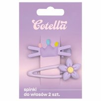 Spinki do włosów, Cotella, Lilac Dream, 2 szt. Cotella