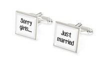 Spinki Weselne Sorry Girls...Just Married