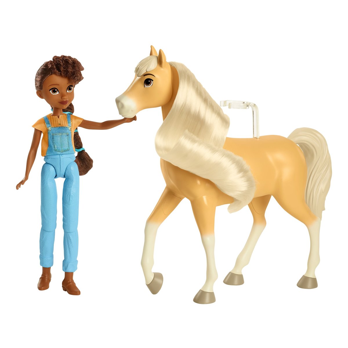 Фото - Лялька Mattel Spirit, figurka z lalką Mustang: Duch wolności 