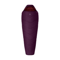 Śpiwór Alpinus Fiber Pro W'S 1100 lewy mumia burgundowy-fioletowy C +7°C (komfort) Alpinus