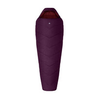Śpiwór Alpinus Fiber Pro W'S 1100 prawy mumia burgundowy-fioletowy C +7°C (komfort) Alpinus