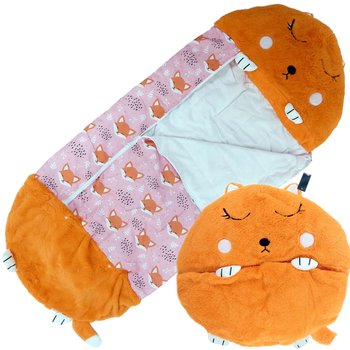 ŚPIWÓR DZIECIĘCY PODUSZKA 2w1 LISEK ROZMIAR 160 - Inna marka