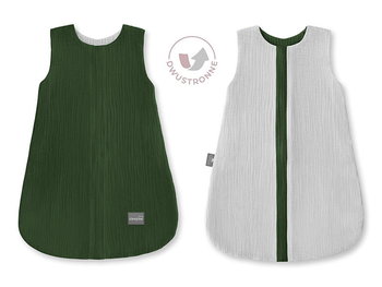 Śpiworek niemowlęcy do spania 1.0 Tog dwustronny Muślinowy 0-4 m Sleepee - Inna marka