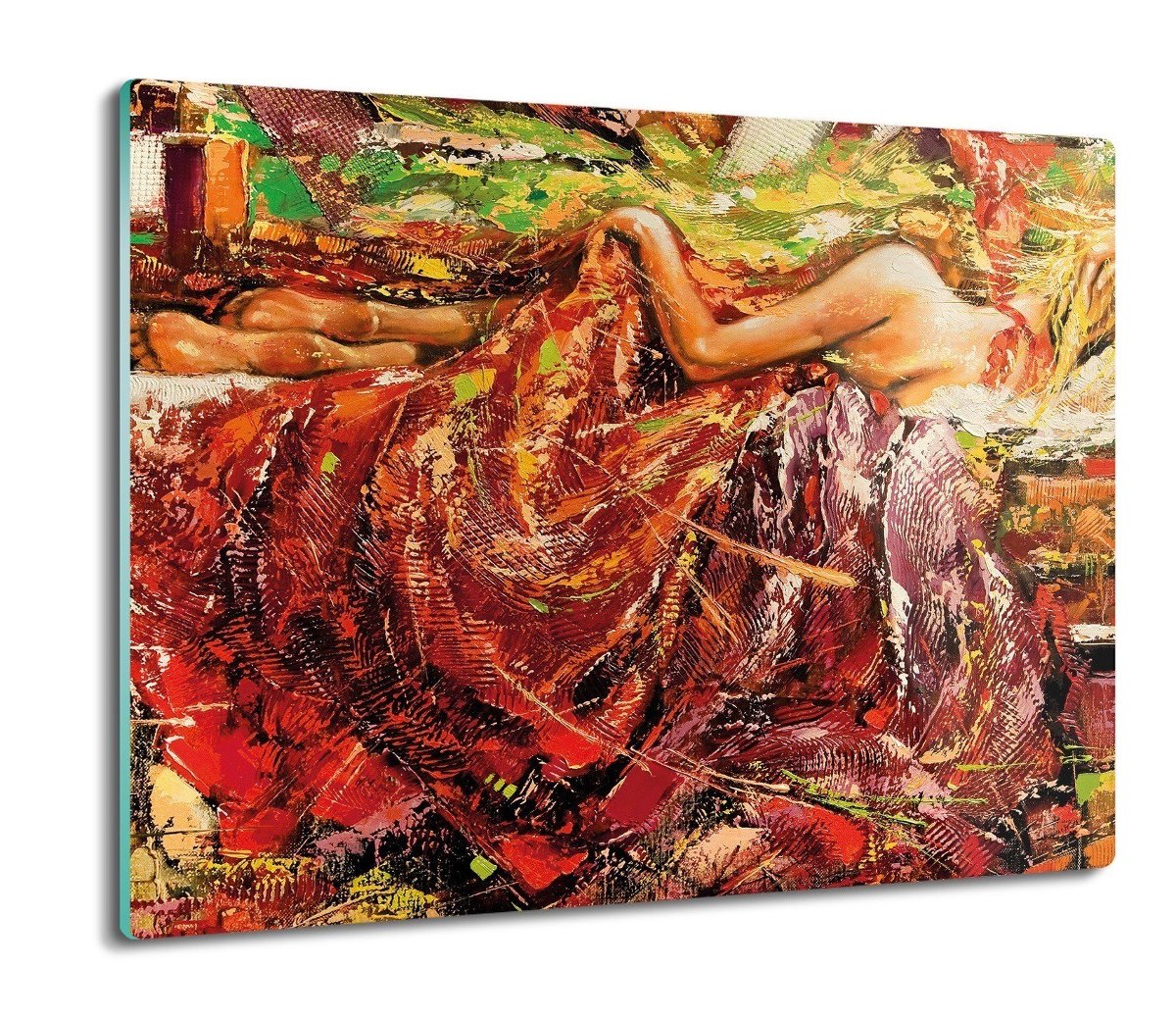 splashback z nadrukiem Śpiąca kobieta obraz 60x52, ArtprintCave