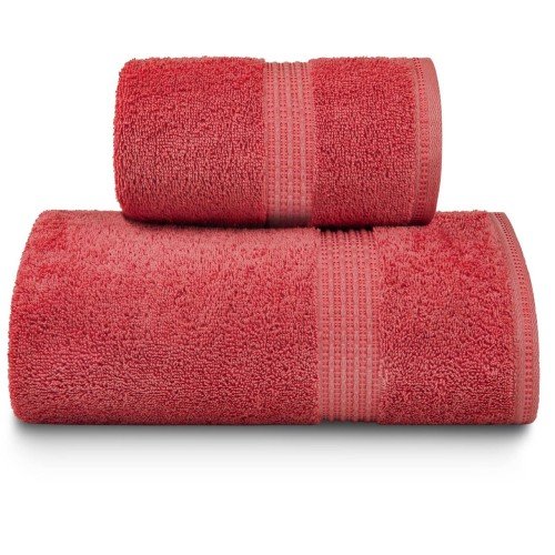Zdjęcia - Ręcznik Venezia Spod Igły i Nitki,  bawełniany,  450g/4, Czerwony , 50x90 cm 