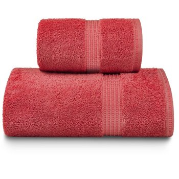 Spod Igły i Nitki, Ręcznik bawełniany, Venezia 450g/4, Czerwony , 70x140 cm - Spod Igły i Nitki