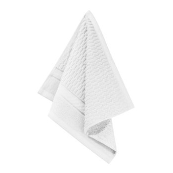 Spod Igły i Nitki, Ręcznik welurowy, PERU 100% bawełna, Biały , 30x30 cm - Spod Igły i Nitki
