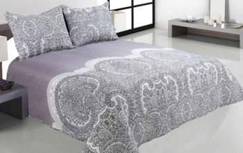 Spod Igły i Nitki, Wrzosowa Narzuta Pikowana  LACE, 160x220 cm - Spod Igły i Nitki