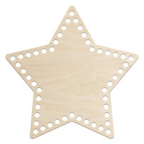 Spód Koszyczka Gwiazdka 25 cm Baza do Szydełkowania Ozdoba Boże Narodzenie