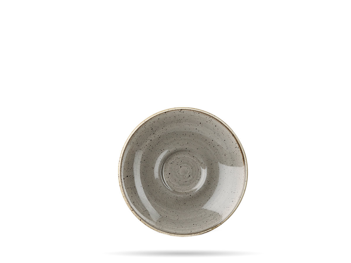 Zdjęcia - Talerz Churchill Spodek 11,8 cm Peppercorn Grey Stonecast 