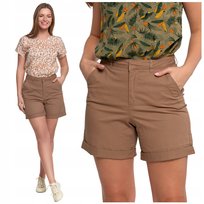 Spodenki beżowe XL KSD3500-002 z paskiem moraj