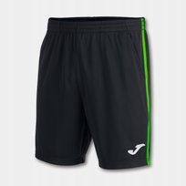 Spodenki chłopięce Joma Open III Bermuda black/fluor green 140 Joma