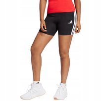 Spodenki damskie adidas Essentials 3-Stripes High Waisted Biker czarne Adidas