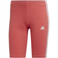 Spodenki damskie adidas Tight 3-Stripes Bike Shorts koralowe HF1862 S Adidas