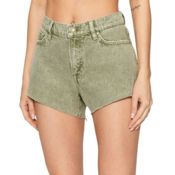 Spodenki damskie Guess Manila zielone krótkie szorty jeansowe-W29 - GUESS