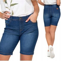 Spodenki Damskie Wygodne Szorty Jeansowe Moraj S