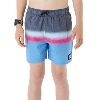 Spodenki Dziecięce Rip Curl Surf Revival Volley 90 Niebiesko-Szare 027Bbo 12 - Rip Curl