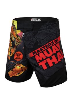 Spodenki Grapplingowe 1 MASTERS OF MUAY THAI HILLTOP Czarne S - Pitbull West Coast