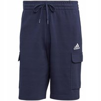 Spodenki męskie adidas Essentials French Terry Cargo granatowe HA4339 S Adidas