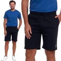 SPODENKI MĘSKIE BAWEŁNIANE KRÓTKIE NA CO DZIEŃ KRÓTKIE SZORTY LATO MORAJ L BLACK BLACK Moraj