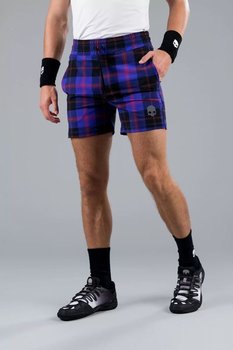 Spodenki Męskie Hydrogen Tartan Shorts Purple/Black - Hydrogen